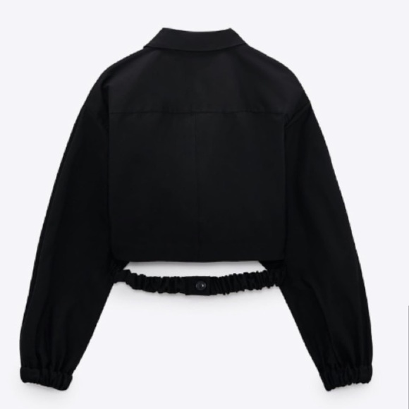 Cut out Cropped Shirt Size S  NWT - Picture 5 of 6